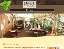 Tablet Screenshot of larpegebio.com